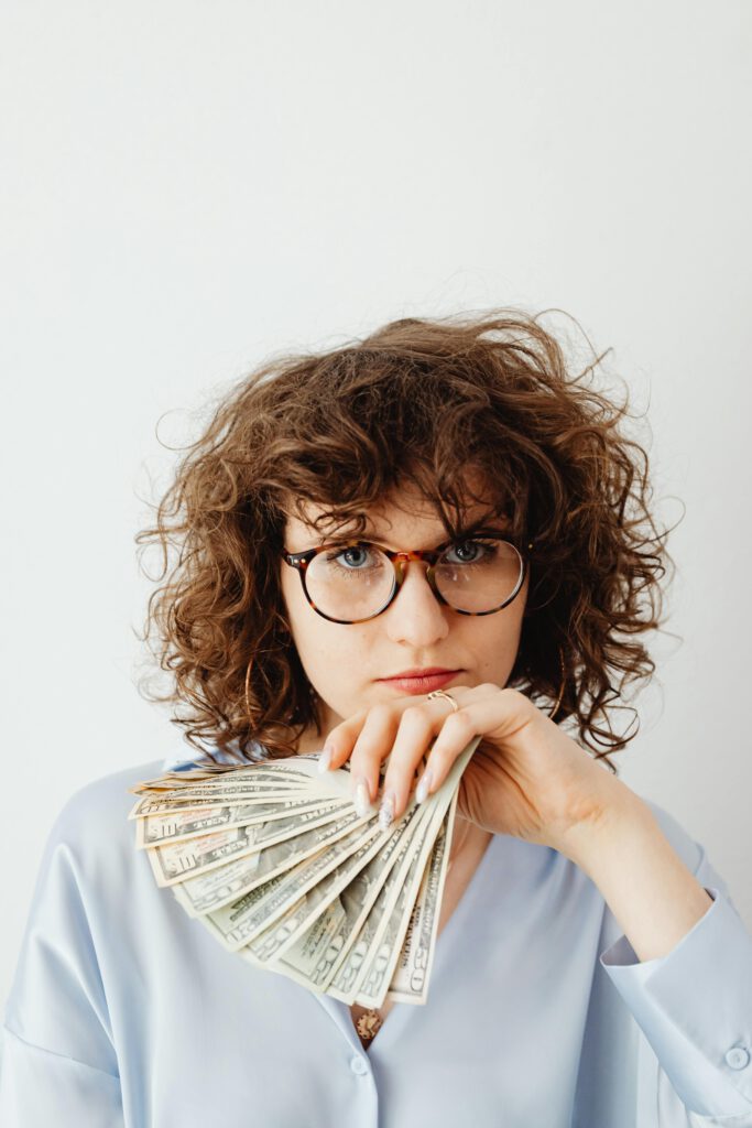 Frau und Geld